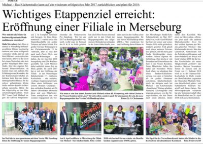 Wichtiges Etappenziel erreicht: Eröffnung einer Filiale in Merseburg