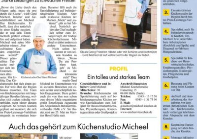 MZ Sachsen-Anhalt wirtschaftlich Erfolgreich Micheel Das Küchenstudio Mai 2007