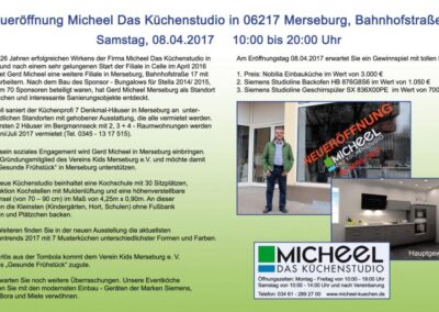 08.04.2017 Neueröffnung Micheel Das Küchenstudio in Merseburg