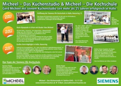 Küchenstudio und Kochschule Micheel seit 25 Jahren Partner des Wochenspiegel